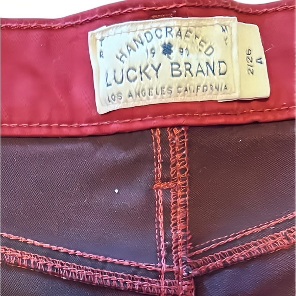 Lucky Brand 2 |Brooke Legging Jean|Combo - Colors Black & Merlot - Size 2 / 26A - Picture 4 of 9